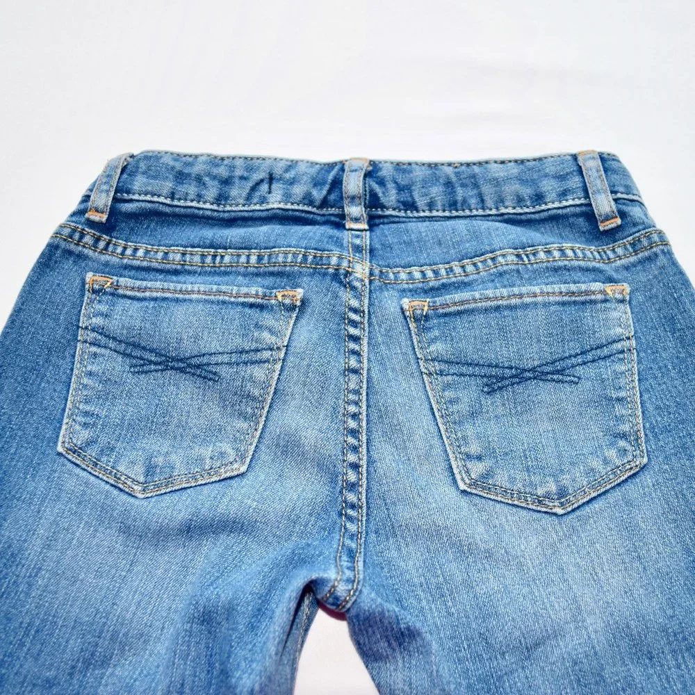 Gap Kids Super Skinny Denim Adjustable Waistband Jeans - Size 10 Regular